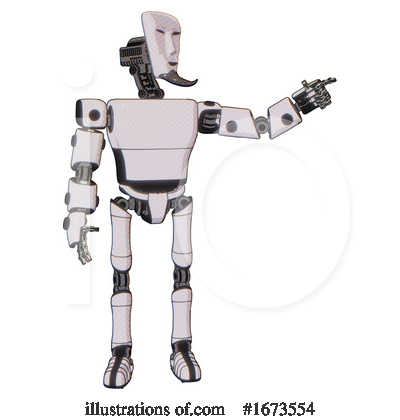 Royalty-Free (RF) Robot Clipart Illustration by Leo Blanchette - Stock Sample #1673554