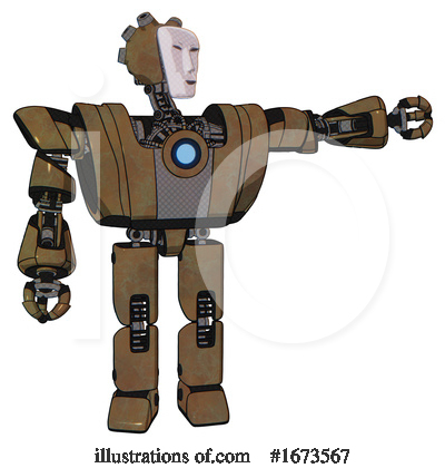 Royalty-Free (RF) Robot Clipart Illustration by Leo Blanchette - Stock Sample #1673567