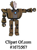 Robot Clipart #1673567 by Leo Blanchette