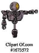 Robot Clipart #1673572 by Leo Blanchette