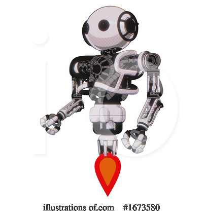 Royalty-Free (RF) Robot Clipart Illustration by Leo Blanchette - Stock Sample #1673580