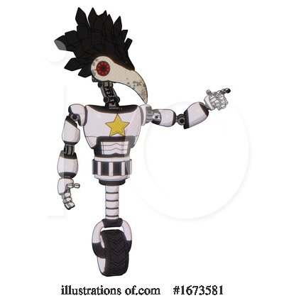 Royalty-Free (RF) Robot Clipart Illustration by Leo Blanchette - Stock Sample #1673581