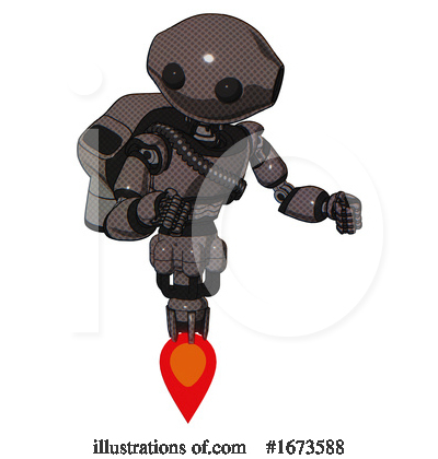 Royalty-Free (RF) Robot Clipart Illustration by Leo Blanchette - Stock Sample #1673588