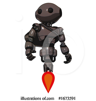 Royalty-Free (RF) Robot Clipart Illustration by Leo Blanchette - Stock Sample #1673591