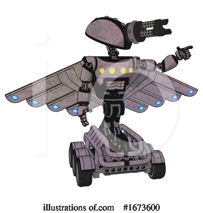 Royalty-Free (RF) Robot Clipart Illustration by Leo Blanchette - Stock Sample #1673600