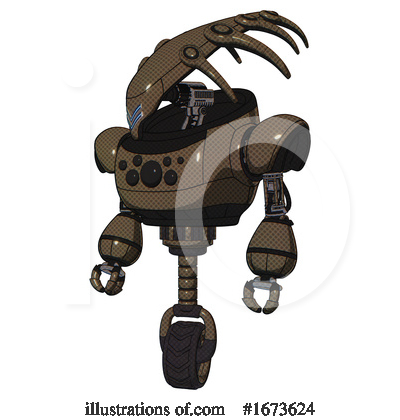 Royalty-Free (RF) Robot Clipart Illustration by Leo Blanchette - Stock Sample #1673624