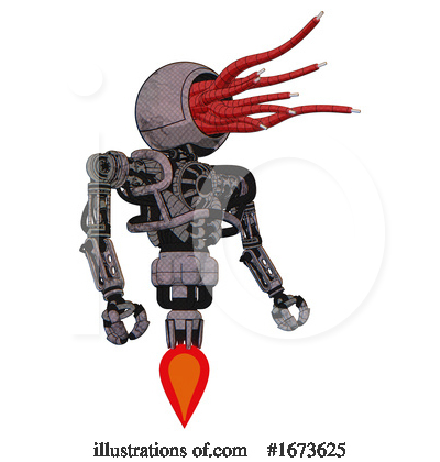 Royalty-Free (RF) Robot Clipart Illustration by Leo Blanchette - Stock Sample #1673625