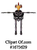 Robot Clipart #1673629 by Leo Blanchette
