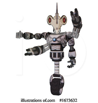 Royalty-Free (RF) Robot Clipart Illustration by Leo Blanchette - Stock Sample #1673632