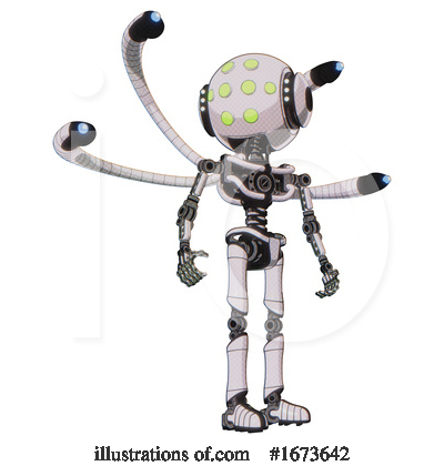 Royalty-Free (RF) Robot Clipart Illustration by Leo Blanchette - Stock Sample #1673642