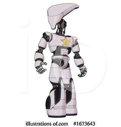 Royalty-Free (RF) Robot Clipart Illustration by Leo Blanchette - Stock Sample #1673643