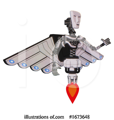 Royalty-Free (RF) Robot Clipart Illustration by Leo Blanchette - Stock Sample #1673648