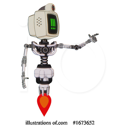 Royalty-Free (RF) Robot Clipart Illustration by Leo Blanchette - Stock Sample #1673652
