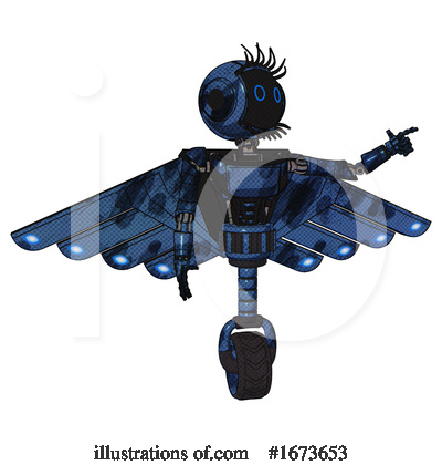 Royalty-Free (RF) Robot Clipart Illustration by Leo Blanchette - Stock Sample #1673653