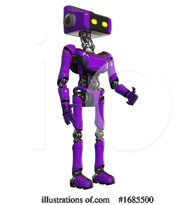 Royalty-Free (RF) Robot Clipart Illustration by Leo Blanchette - Stock Sample #1685500
