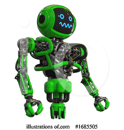 Royalty-Free (RF) Robot Clipart Illustration by Leo Blanchette - Stock Sample #1685505