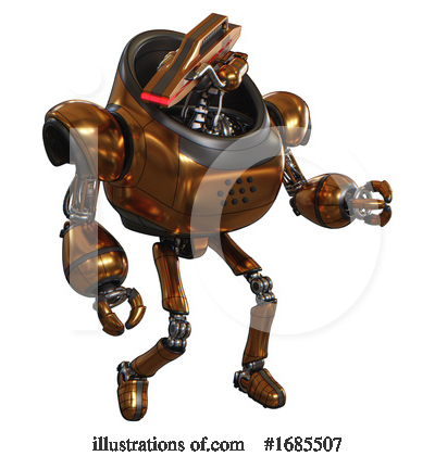 Royalty-Free (RF) Robot Clipart Illustration by Leo Blanchette - Stock Sample #1685507