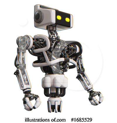 Royalty-Free (RF) Robot Clipart Illustration by Leo Blanchette - Stock Sample #1685529
