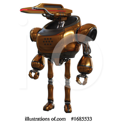 Royalty-Free (RF) Robot Clipart Illustration by Leo Blanchette - Stock Sample #1685533