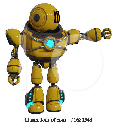 Royalty-Free (RF) Robot Clipart Illustration by Leo Blanchette - Stock Sample #1685543