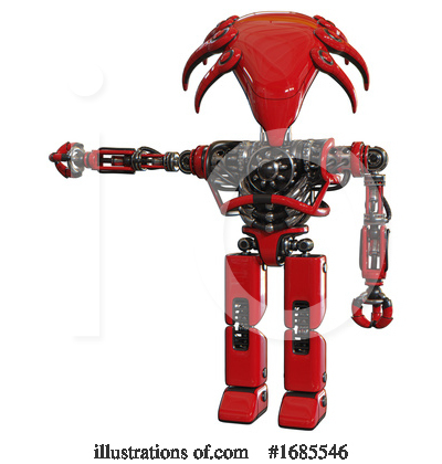 Royalty-Free (RF) Robot Clipart Illustration by Leo Blanchette - Stock Sample #1685546