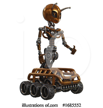 Royalty-Free (RF) Robot Clipart Illustration by Leo Blanchette - Stock Sample #1685552