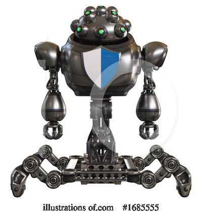 Royalty-Free (RF) Robot Clipart Illustration by Leo Blanchette - Stock Sample #1685555