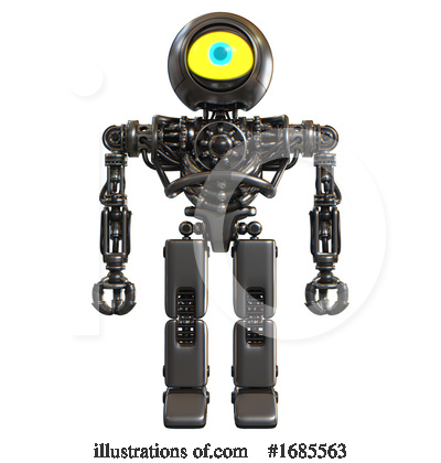 Royalty-Free (RF) Robot Clipart Illustration by Leo Blanchette - Stock Sample #1685563