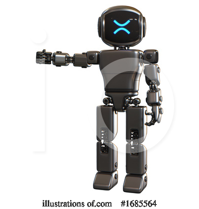 Royalty-Free (RF) Robot Clipart Illustration by Leo Blanchette - Stock Sample #1685564