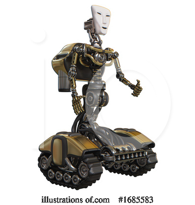 Royalty-Free (RF) Robot Clipart Illustration by Leo Blanchette - Stock Sample #1685583