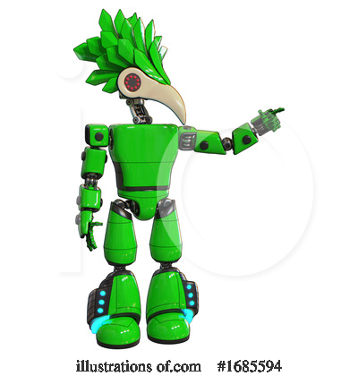 Royalty-Free (RF) Robot Clipart Illustration by Leo Blanchette - Stock Sample #1685594
