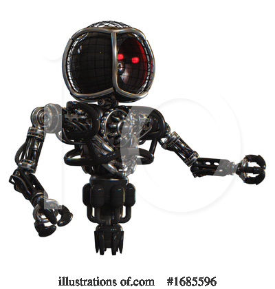 Royalty-Free (RF) Robot Clipart Illustration by Leo Blanchette - Stock Sample #1685596