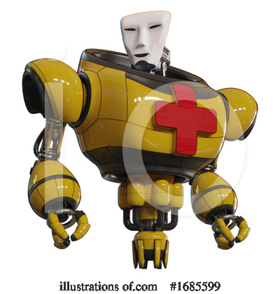 Royalty-Free (RF) Robot Clipart Illustration by Leo Blanchette - Stock Sample #1685599