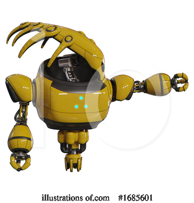 Royalty-Free (RF) Robot Clipart Illustration by Leo Blanchette - Stock Sample #1685601