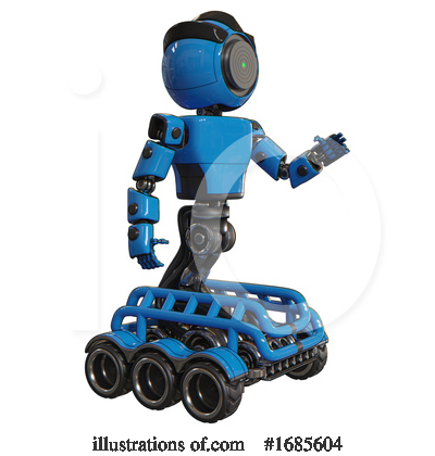 Royalty-Free (RF) Robot Clipart Illustration by Leo Blanchette - Stock Sample #1685604