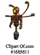Robot Clipart #1685611 by Leo Blanchette