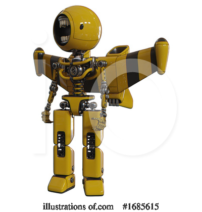 Royalty-Free (RF) Robot Clipart Illustration by Leo Blanchette - Stock Sample #1685615