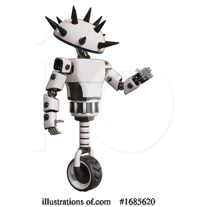 Royalty-Free (RF) Robot Clipart Illustration by Leo Blanchette - Stock Sample #1685620