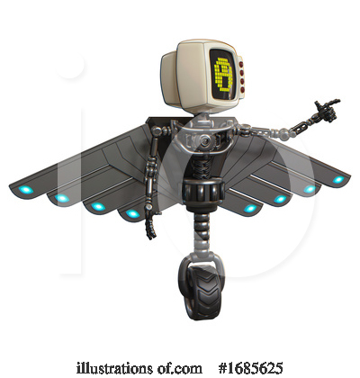 Royalty-Free (RF) Robot Clipart Illustration by Leo Blanchette - Stock Sample #1685625