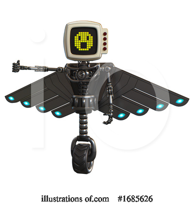 Royalty-Free (RF) Robot Clipart Illustration by Leo Blanchette - Stock Sample #1685626