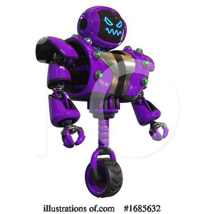 Royalty-Free (RF) Robot Clipart Illustration by Leo Blanchette - Stock Sample #1685632