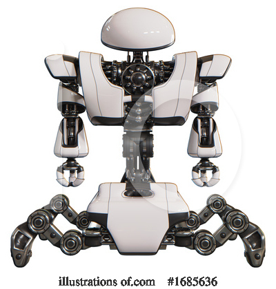 Royalty-Free (RF) Robot Clipart Illustration by Leo Blanchette - Stock Sample #1685636