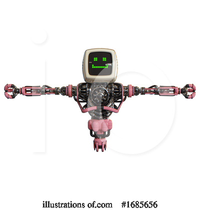 Royalty-Free (RF) Robot Clipart Illustration by Leo Blanchette - Stock Sample #1685656