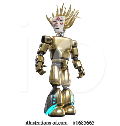Royalty-Free (RF) Robot Clipart Illustration by Leo Blanchette - Stock Sample #1685665