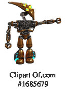 Robot Clipart #1685679 by Leo Blanchette