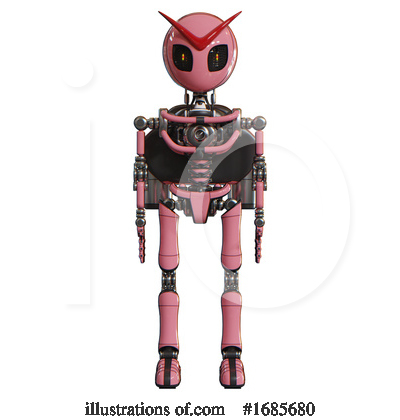 Royalty-Free (RF) Robot Clipart Illustration by Leo Blanchette - Stock Sample #1685680