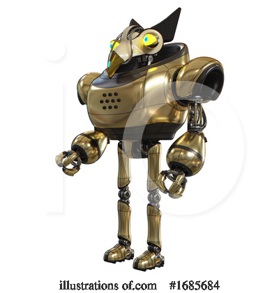 Royalty-Free (RF) Robot Clipart Illustration by Leo Blanchette - Stock Sample #1685684