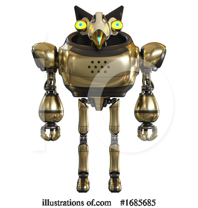 Royalty-Free (RF) Robot Clipart Illustration by Leo Blanchette - Stock Sample #1685685