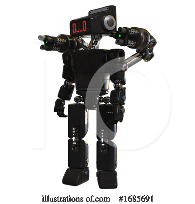 Royalty-Free (RF) Robot Clipart Illustration by Leo Blanchette - Stock Sample #1685691