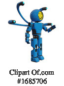 Robot Clipart #1685706 by Leo Blanchette